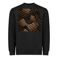 Black melanin american flag seamless pattern Heavyweight Sweatshirt - BundleAndBundleShop