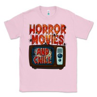 Horror Movies And Chill Classic Tee | Teevron