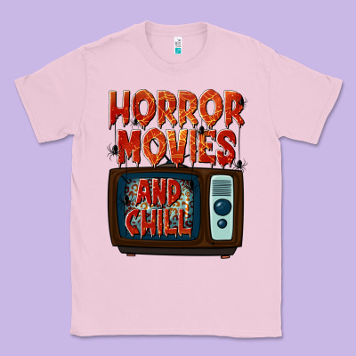 Horror Movies And Chill Classic Tee Designed By Texasbilliewilder