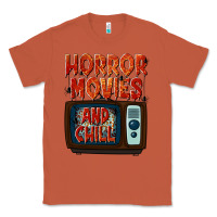 Copper Horror Movies and Chill Classic Tee - texasbilliewilder