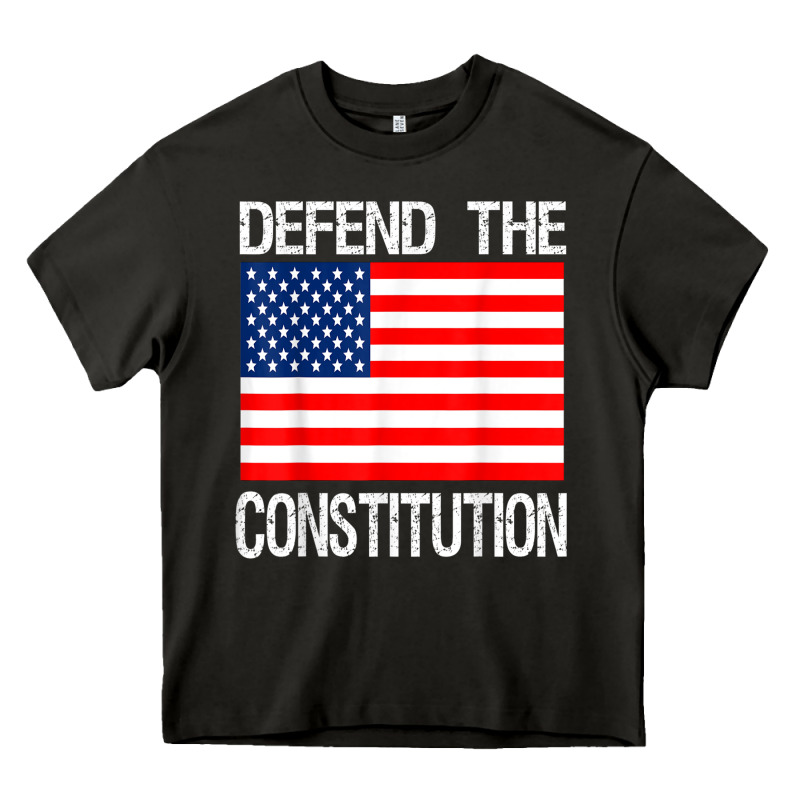 Defend The Constitution Us Political Protest Tee Heavy Core Tee by minhPixels | Teevron