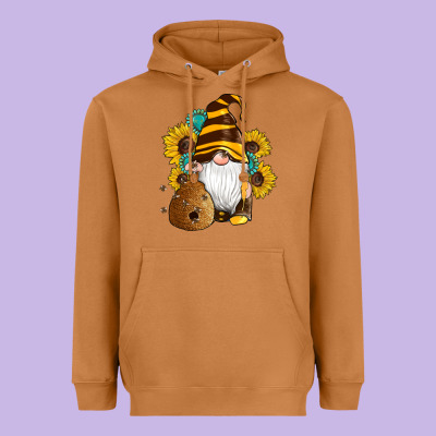 Western Bee Gnomes Beehive Honey Sunflowers Gemstone Heavyweight Hoodie Designed By Artiststas