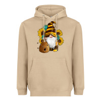 Mushroom western bee gnomes beehive honey sunflowers gemstone Heavyweight Hoodie - Artiststas