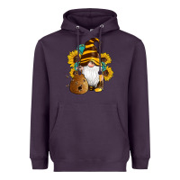 Plum western bee gnomes beehive honey sunflowers gemstone Heavyweight Hoodie - Artiststas
