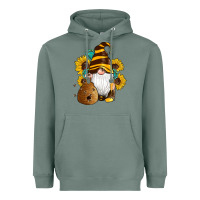 Sage western bee gnomes beehive honey sunflowers gemstone Heavyweight Hoodie - Artiststas
