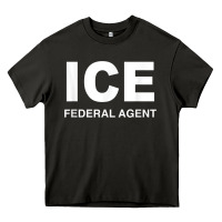 Asphalt ICE Federal Agent Halloween Costume Police Immigration Shirt Heavy Core Tee - minhPixels