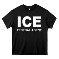 Black ICE Federal Agent Halloween Costume Police Immigration Shirt Heavy Core Tee - minhPixels