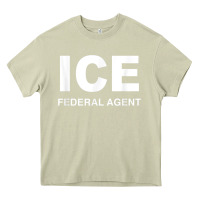 Mossy ICE Federal Agent Halloween Costume Police Immigration Shirt Heavy Core Tee - minhPixels