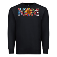 Black mom with sunflower Premium Sweatshirt - Artiststas