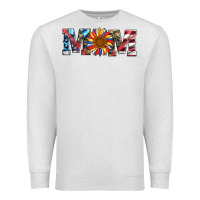 Oatmeal Heather mom with sunflower Premium Sweatshirt - Artiststas