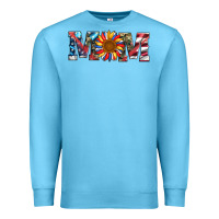 Ocean Blue mom with sunflower Premium Sweatshirt - Artiststas
