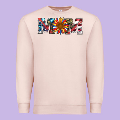 Mom With Sunflower Premium Sweatshirt Designed By Artiststas
