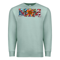 Seafoam mom with sunflower Premium Sweatshirt - Artiststas
