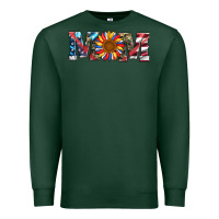 Sports Green mom with sunflower Premium Sweatshirt - Artiststas
