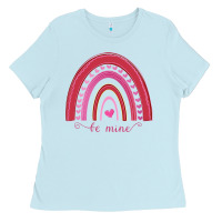 Baby Blue Valentines Day Rainbow Ladies Tee - Bettercallsaul