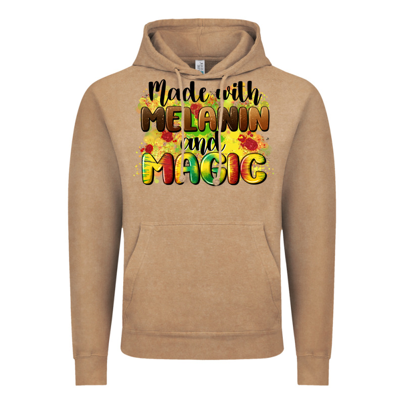 Made With Melanin And Magic Vintage Hoodie by CowGirlArtShop | Teevron