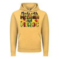 Vintage Mustard made with melanin and magic Vintage Hoodie - CowGirlArtShop
