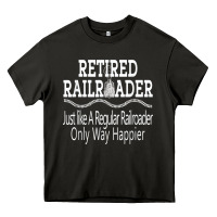 Asphalt Mens Railroad Retirement Gifts For Men Heavy Core Tee - minhPixels