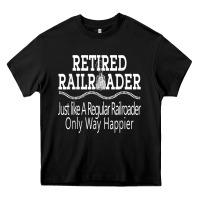 Mens Railroad Retirement Gifts For Men Heavy Core Tee | Teevron
