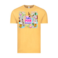 Vintage Mustard let's make pour decisions Vintage Tee - TumblerDesignByShophia