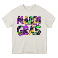 Cream mardi gras Heavy Core Tee - JahusDesignShop