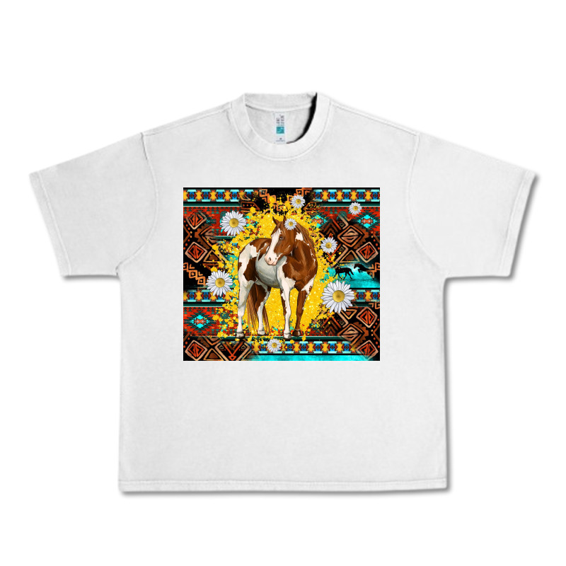 Aztec Tribal Horse Urban Heavy Tee by TumblerDesignByShophia | Teevron
