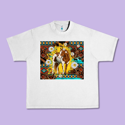 Aztec Tribal Horse Urban Heavy Tee Designed By Tumblerdesignbyshophia