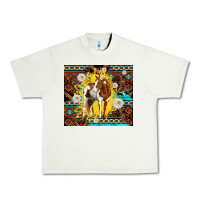 Pistachio aztec tribal horse Urban Heavy Tee - TumblerDesignByShophia