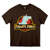 Chocolate Brown Furaffic Forld Heavy Core Tee - minhPixels