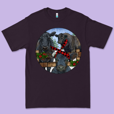 Black Angus Family Premium Tee Designed By Ranaportraitstore