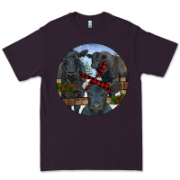 Plum Black Angus Family Premium Tee - RanaPortraitStore