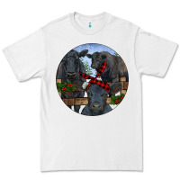 White Black Angus Family Premium Tee - RanaPortraitStore