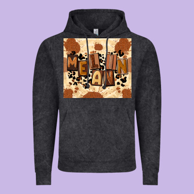 Melanin Vintage Hoodie Designed By Cowgirlartshop