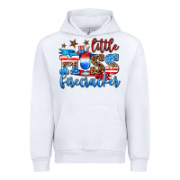 White little miss firecracker Urban Hoodie - AdoDesignShop