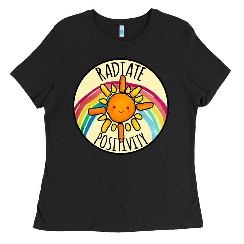 Radiate Positivity Ladies Tee by Bettercallsaul | Teevron