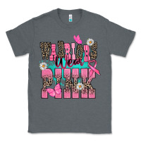 Charcoal Heather warriors wear pink Classic Tee - NancyCooperArtShop