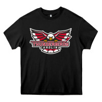 Black carolina thunderbirds Heavy Core Tee - minhPixels