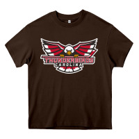 Chocolate Brown carolina thunderbirds Heavy Core Tee - minhPixels