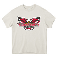 Cream carolina thunderbirds Heavy Core Tee - minhPixels