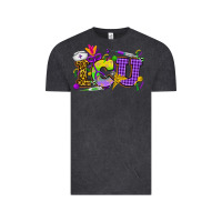 Vintage Black Mardi Gras ICU Nurse Vintage Tee - HowdyJamesFarm