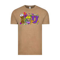 Vintage Coffee Mardi Gras ICU Nurse Vintage Tee - HowdyJamesFarm