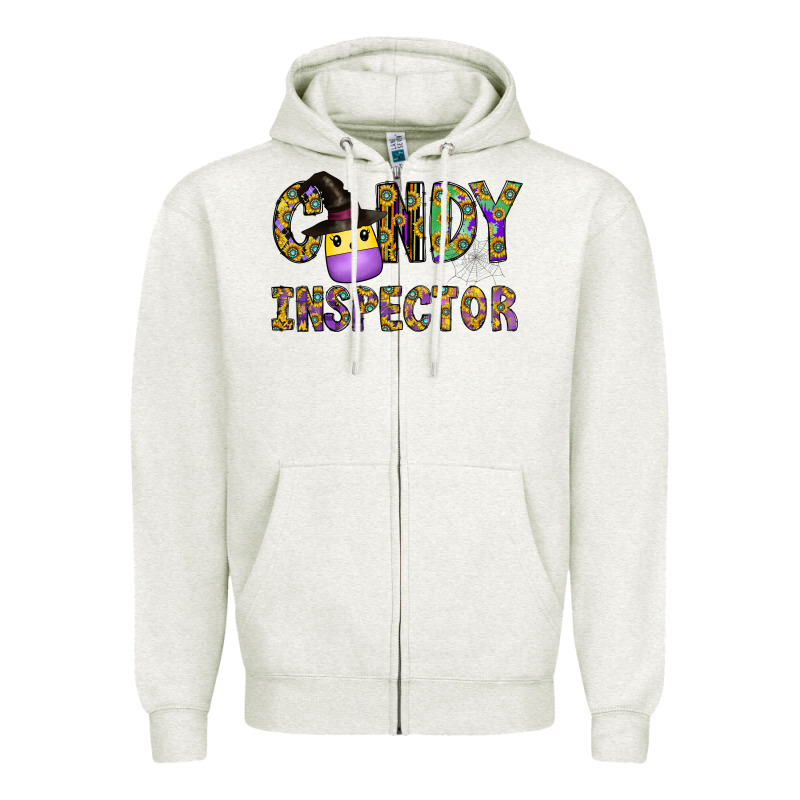 Candy Inspector Zipper Hoodie by CowhideDigitalArt | Teevron