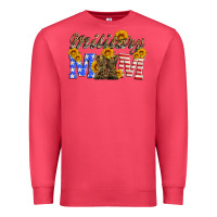 Cardinal military mom with soldier boots Premium Sweatshirt - Artiststas