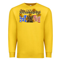 Lemon military mom with soldier boots Premium Sweatshirt - Artiststas