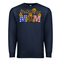 Navy military mom with soldier boots Premium Sweatshirt - Artiststas