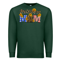 Sports Green military mom with soldier boots Premium Sweatshirt - Artiststas