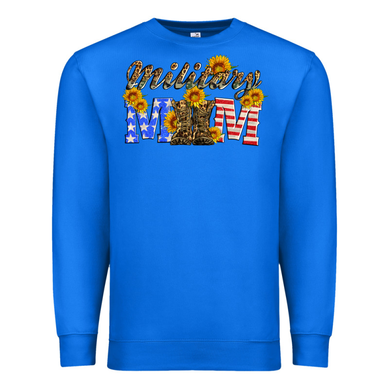 Military Mom With Soldier Boots Premium Sweatshirt by Artiststas | Teevron