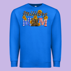 Military Mom With Soldier Boots Premium Sweatshirt Designed By Artiststas