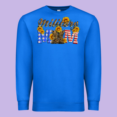 Military Mom With Soldier Boots Premium Sweatshirt Designed By Artiststas