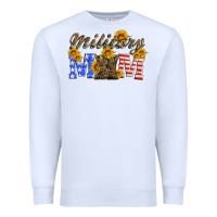 White military mom with soldier boots Premium Sweatshirt - Artiststas